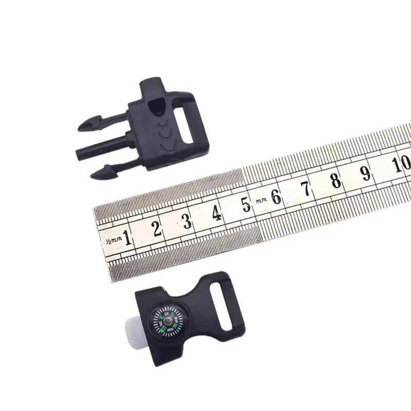 3 шт. компас стартер свисток пряжка 5/8 экстренный Выживание Паракорд браслет