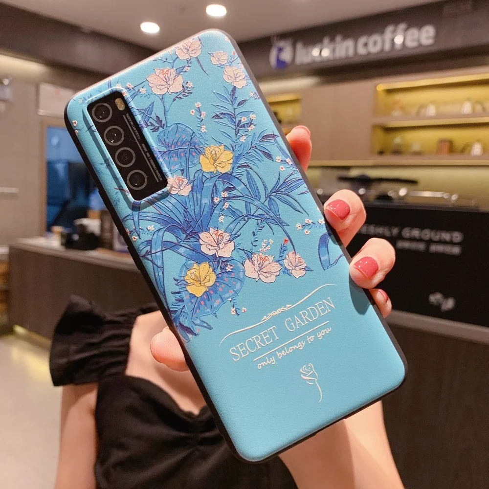 

sumkeymi Soft Silicone Phone Holder Case For HUAWEI P20 P30 P40 Pro Lite Nova3 4 5i 6SE 7SE Pro Hand Band Cases