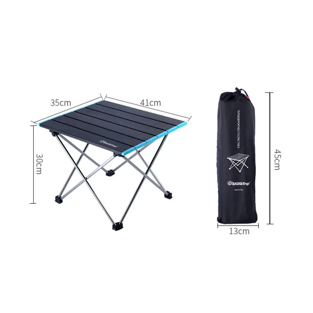 

Portable Foldable Table Ultralight Compact Folding Camping Aluminum Table with Carry Bag Camping Outdoor Furniture