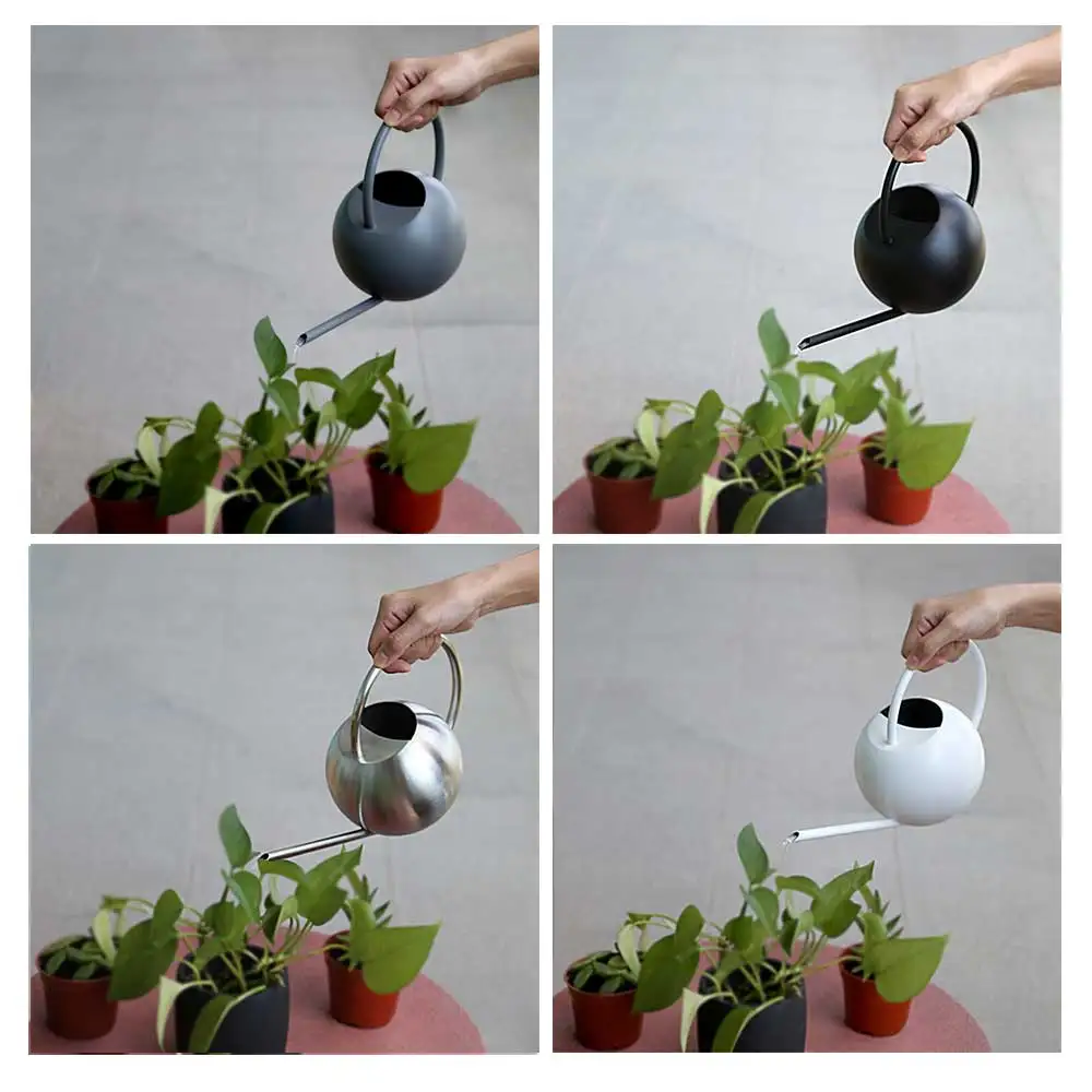 

1L Stainless Steel Watering Can Garden Flower Plants Long Mouth Sprinkling Pot Dropshipping