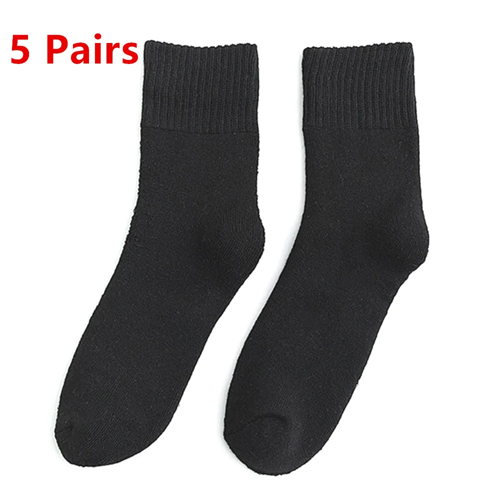 

5Pairs Thermal Winter Warm Socks Thick Work Socks Gift for Women Clothing Accesories Breathable High Quality Hot Thick Ski Socks