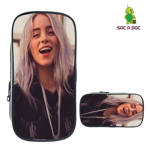Зеленый Billie Eilish рюкзаки сумка школьные ранцы для мальчиков девочек дорожные сумки подростковый рюкзак для ноутбука модный нейлоновый Mochila Bolsa Escolar - Цвет: Зеленый