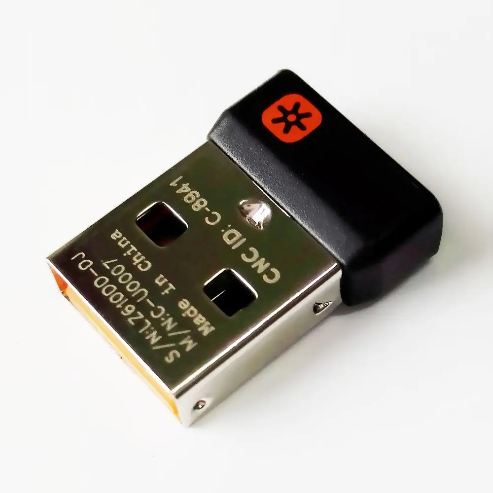 Оригинальный USB приемник Logitech для унификации мыши и клавиатуры может