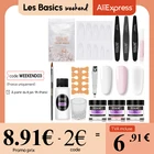 Акриловый набор для наращивания ногтей ROSALIND, вырезанная кристаллическая пудра, гель для ногтей, набор для наращивания ногтей, акриловая пудра, набор инструментов