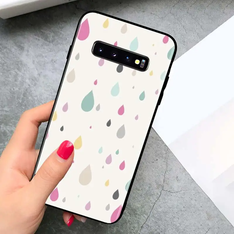 

Polka Dots for Samsung Galaxy S21 Ultra Plus Note 20 10 9 8 S10 S9 S8 S7 S6 Edge Plus Black Phone Case