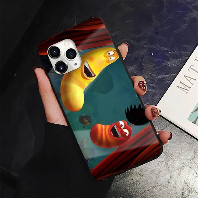 

Larva funny cartoon Phone Case for iPhone 11 12 pro XS MAX 8 7 6 6S Plus X 2020 XR Mini