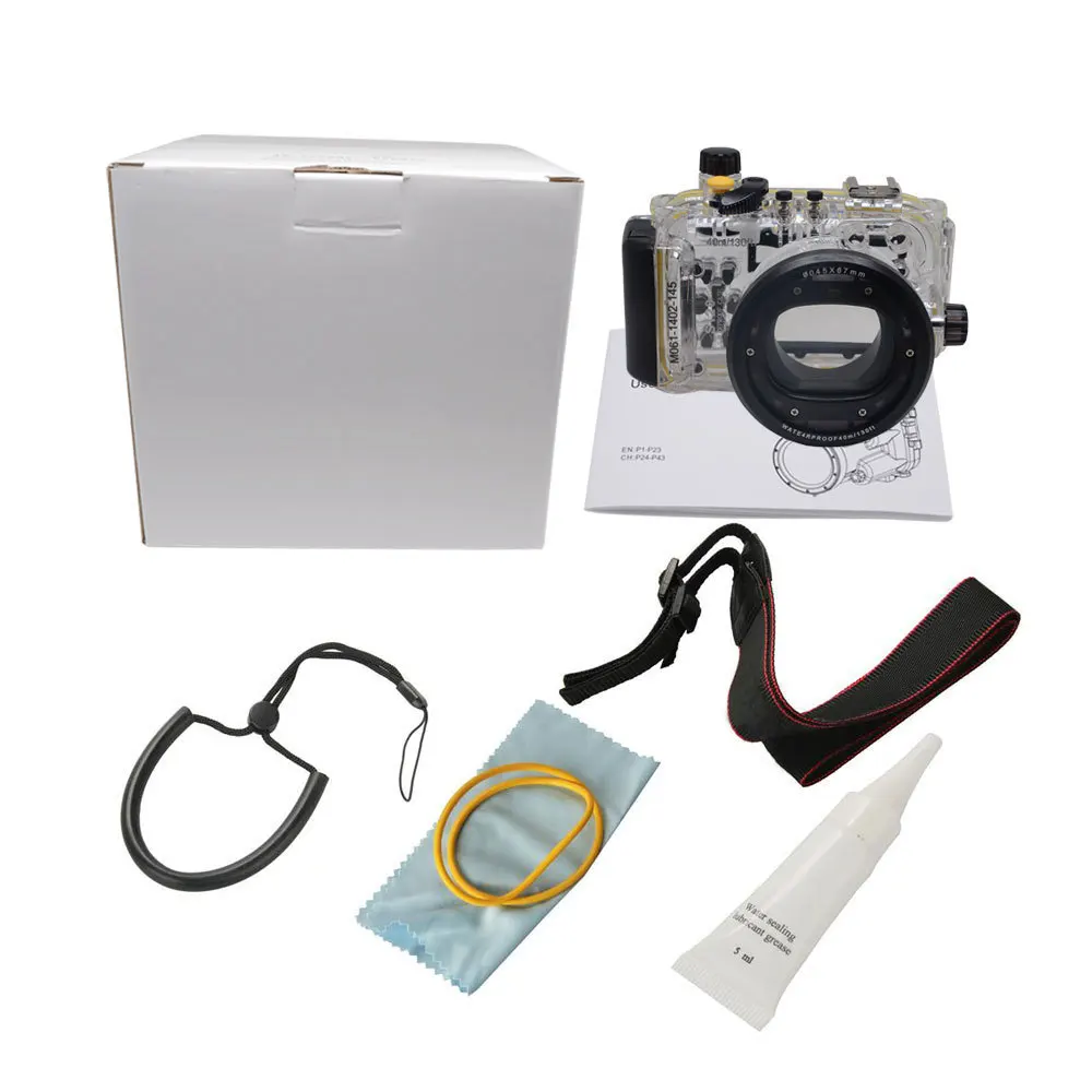 Водонепроницаемый корпус для подводной камеры Canon G1X II Powershot Meikon 40 м/130 футов чехол