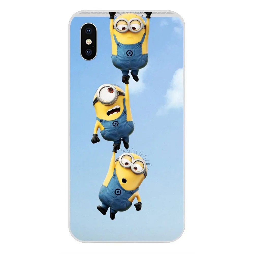 Soft Custom Phone For Huawei Honor Nova Note 5 5I 8A 8X 10 Pro 9X Moto G G2 G3 G4 G5 G6 G7 Plus Minions Movies | Мобильные телефоны