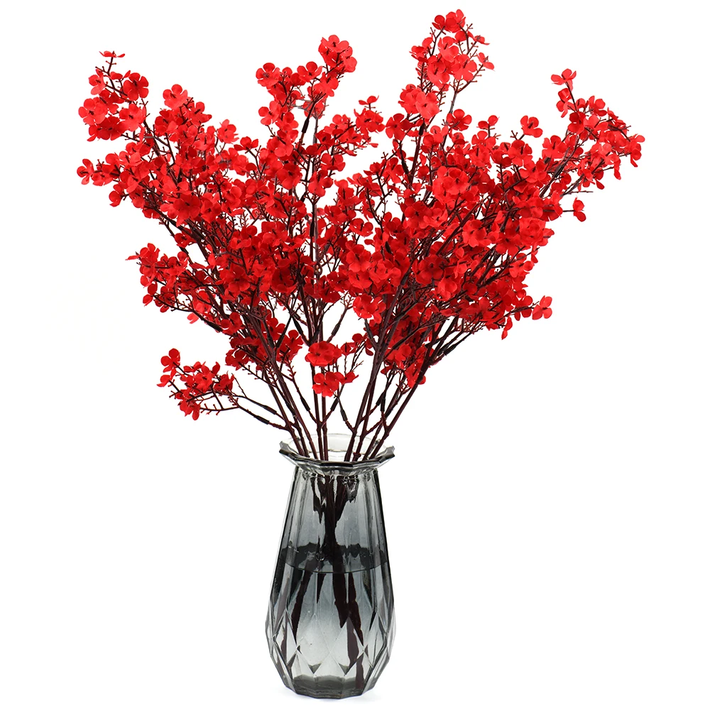 Искусственные цветы белая ветка высококачественные детские дышащие