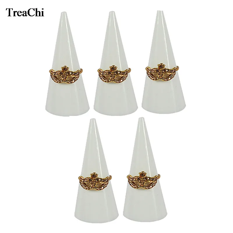5pcs white Многоцветный чехол для ювелирных изделий макарон, круглые мини серьги, кольцо, ожерелье, коробка для хранения таблеток, аксессуары для дома, органайзер, коробка, подставка для колец - Цвет: 5pcs white