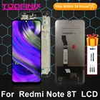 ЖК-дисплей 6,3 дюймов для Xiaomi Redmi Note 8T, сенсорный экран с дигитайзером, запасные части для Redmi Note 8T, ЖК-дисплей M1908C3XG, оригинал