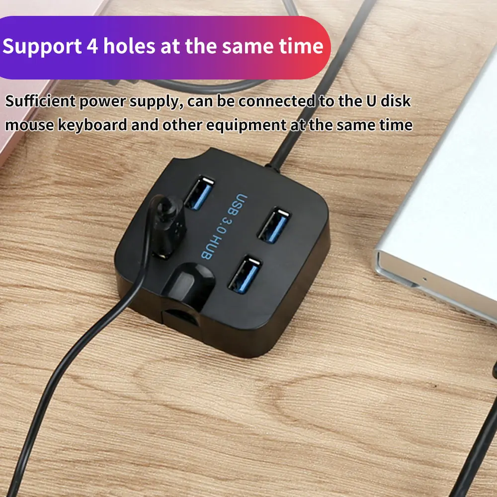 4 Порты usb хаб 3 0 высокое Скорость 5 Гбит/с USB разветвитель адаптер для настольных