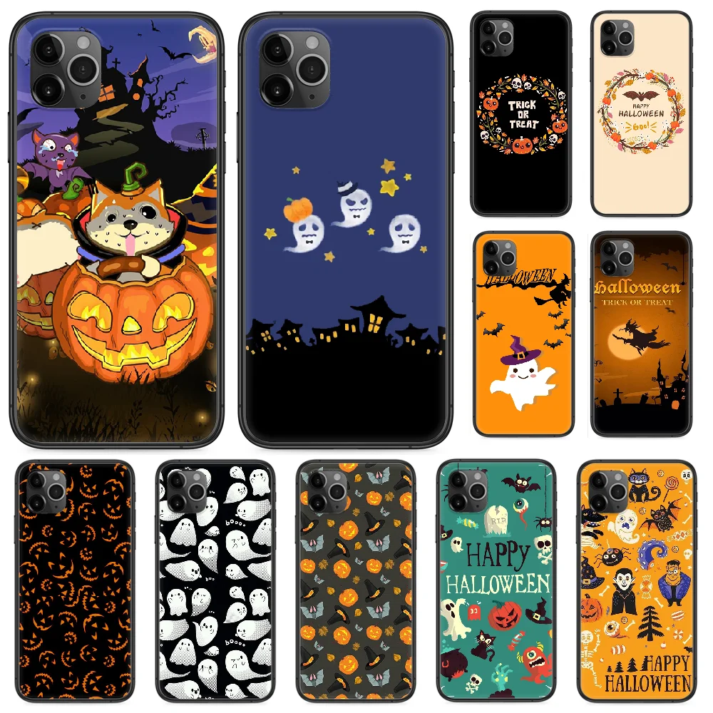Милый милый чехол для телефона в виде тыквы на Хэллоуин iphone 4 4s 5 5S SE 5C 6 6S 7 8 plus X XS XR 11