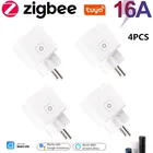 Смарт-розетка ZigBee Tuya, 16 А, с таймером