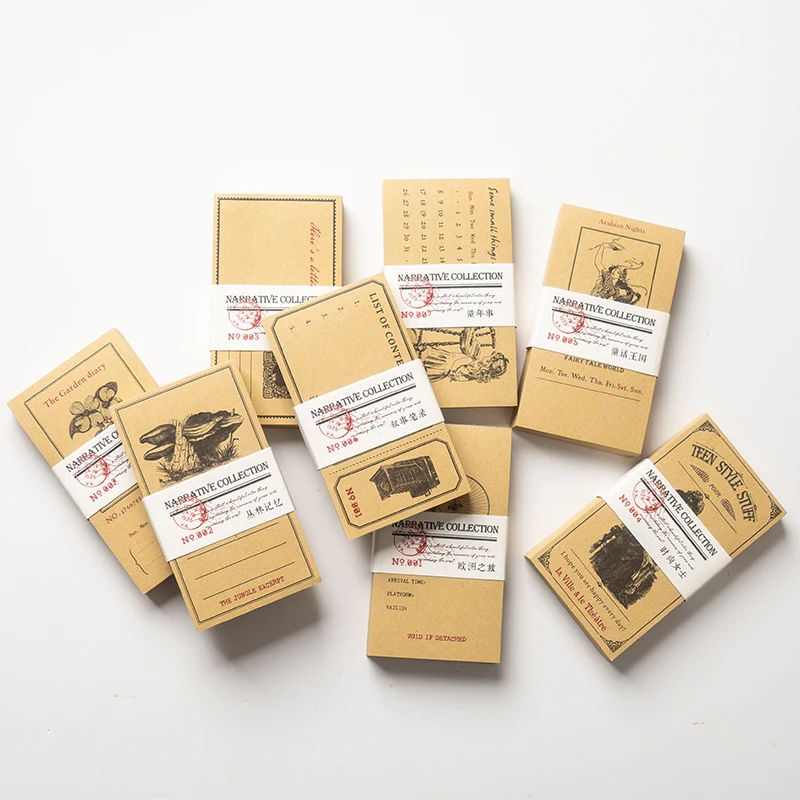 

Kraft Paper Retro Material Book Scrapbook Diary Project DIY Retro Material Book Decoration Paper Diary DIY Paper Gifts