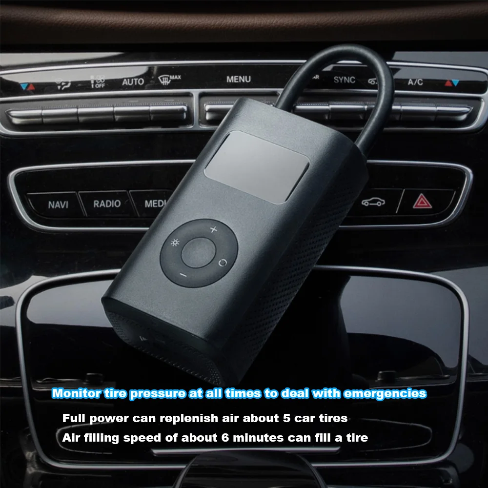 Оригинальный Портативный Смарт Цифровой датчик давления в шинах xiaomi Mijia