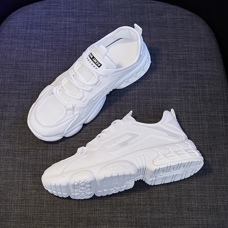 Кроссовки женские на массивной платформе Вулканизированная подошва