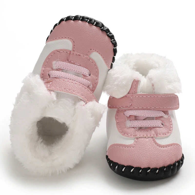 

Winter Boots Sweet Princess Newborn Baby Girls First Winter Soft Sole Walkers Infant Footwear Toddler Kids Girl Shoes