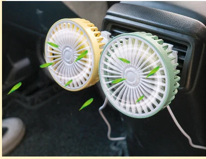 12 В Осциллирующий вентилятор на приборной панели для автомобиля фургона