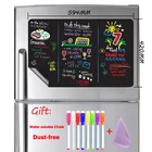 Меловая доска для детей размера A2, магнитная меловая доска для меню холодильника, меловая доска без пыли, ручка, меловая доска, тренер