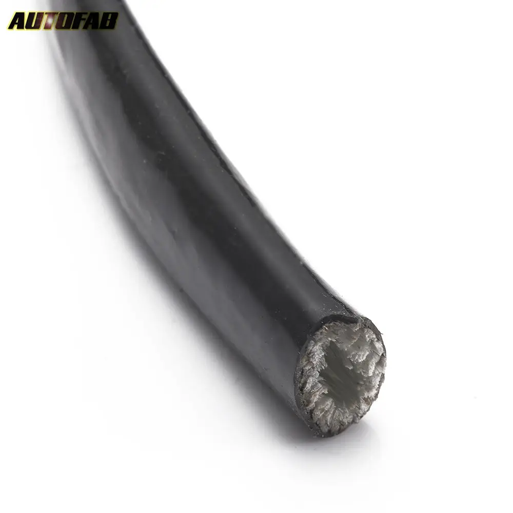 AN6 черная пожарная оплетка огнезащитная 3/8x1 м ID:10 мм сделано в Китае для Honda Accord 98 02