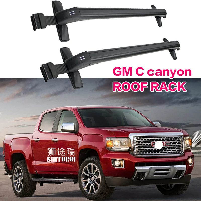 Для GMC canyon 2015 + сверхмощные бары с блокировкой из алюминиевого сплава багажной