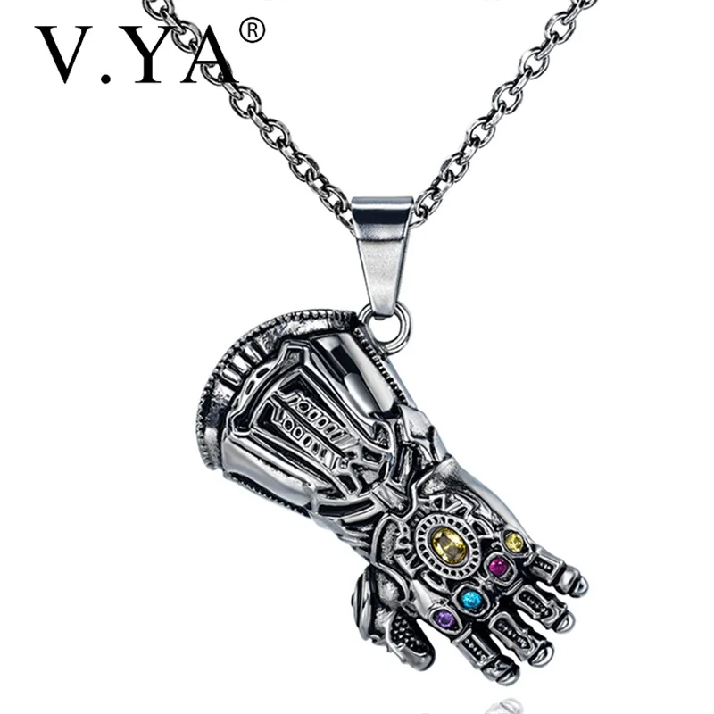 Мужская подвеска из титановой стали в форме перчаток | Украшения и аксессуары