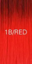 FT1B RED Blice 18-26 дюймов Синтетические волосы для наращивания 1 шт./упак. прядь Yaki прямая завивка Омбре цвет Kanekalon волосы красный серый - Цвет: FT1B RED