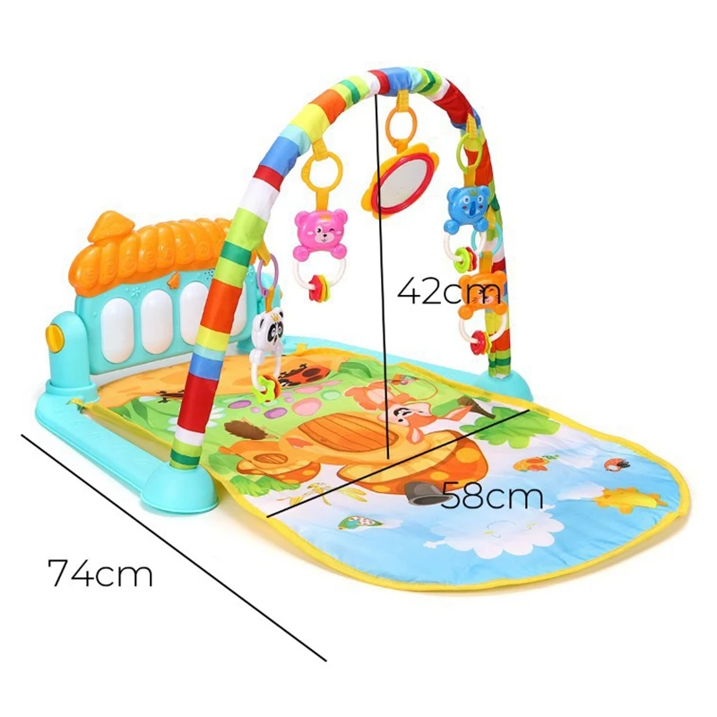 

Baby Toy Fitness Stand Pedal Piano Baby Music Game Blanket Baby Pedal Piano