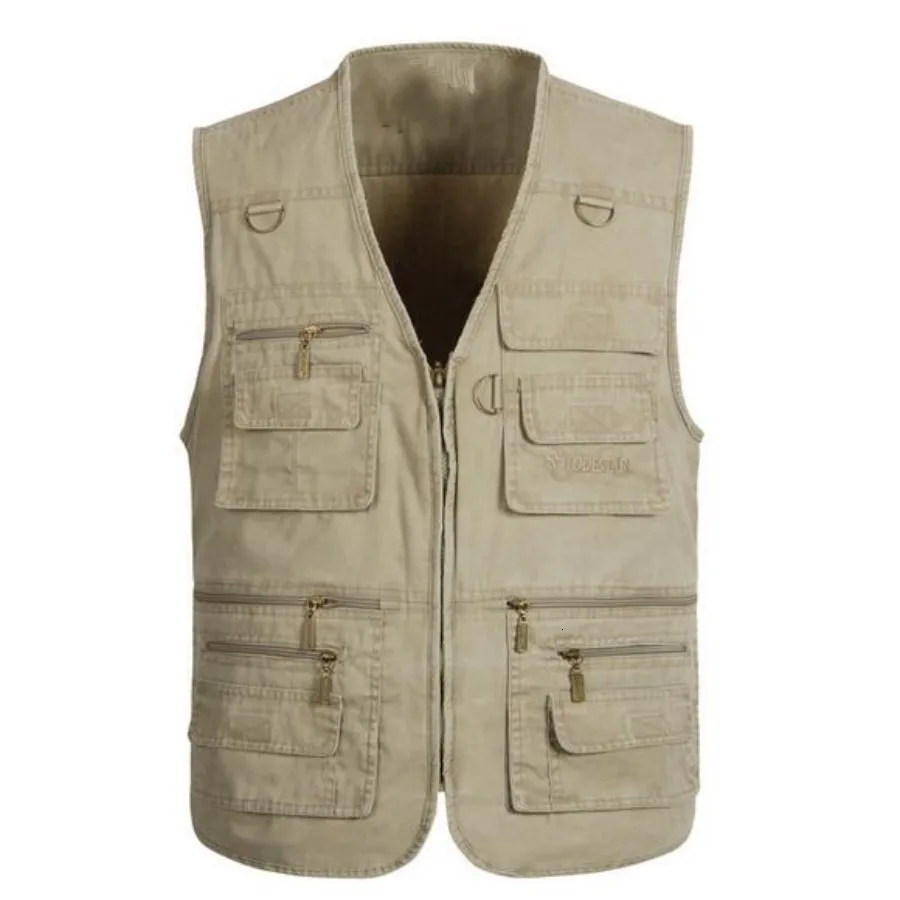 Бесплатная доставка мужские джинсовые жилеты хлопковые с несколькими карманами