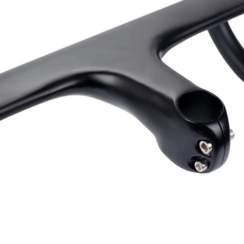 

100X400mm Full Carbon Fibre Integrated Road Bicycle Handlebar Cycling Bike Parts Road Handlebars 28.6mm 550G