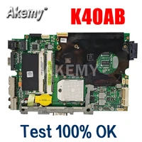 amazoon k40ab laptop motherboard for asus k40ab k40ad k40af k50ab k50ad k50af k40ij k5ij k40 k50 test original mainboard