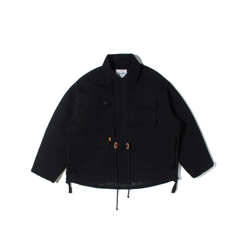 Мужская винтажная рабочая одежда повседневная свободная Толстая хлопковая в