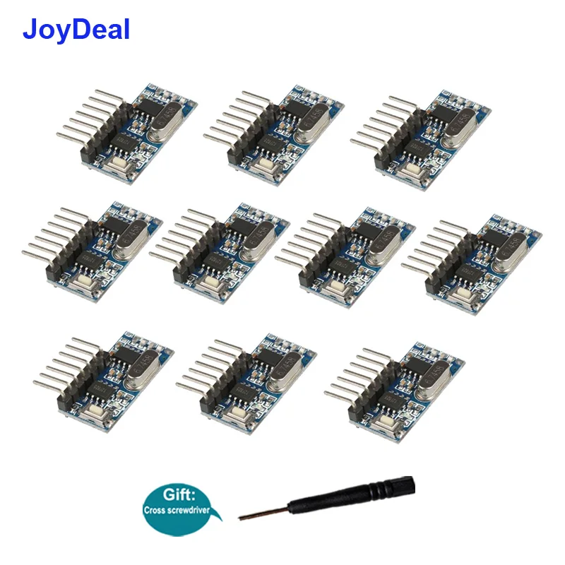 Супергетеродинный радиочастотный Приемник 433 МГц обучающий кодовый декодер