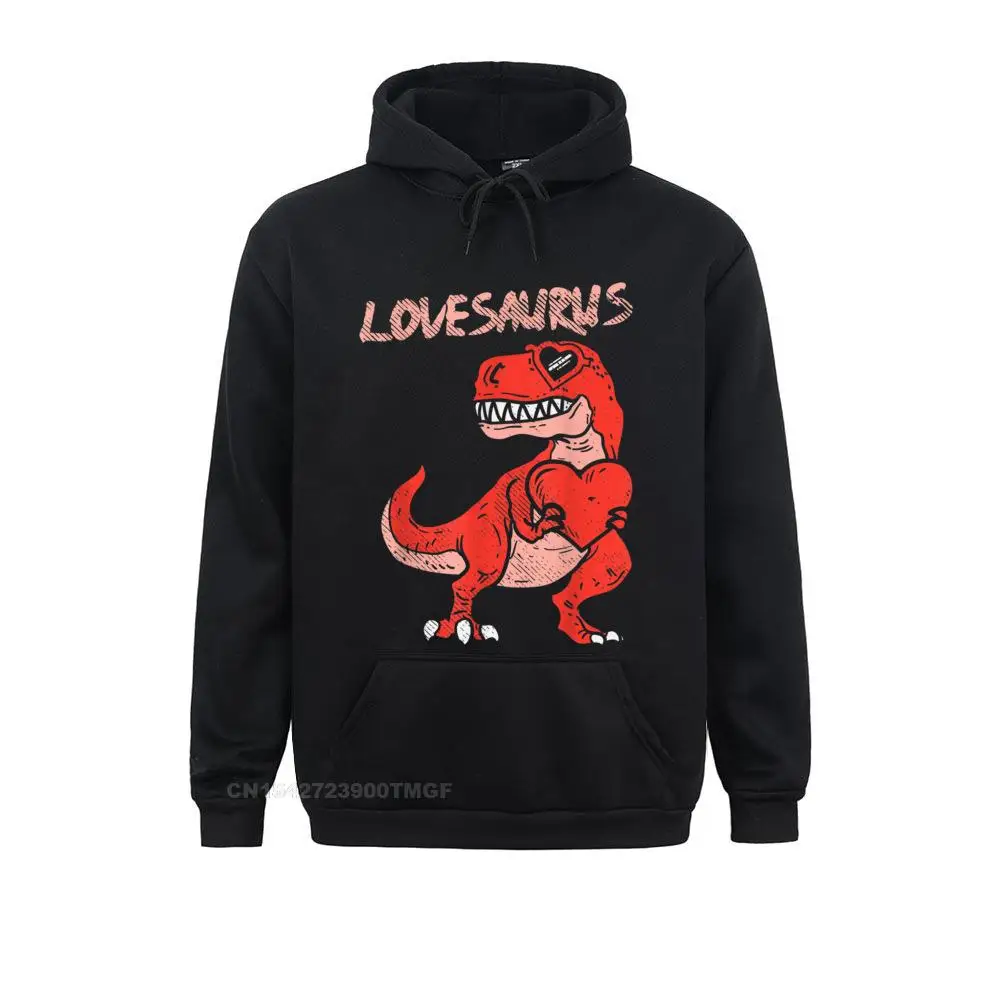 Street Hoodies Lovers Day Discount Clothes Mens Streetwear Lovesaurus Trex Dinosaur Heart Cute Valentines Day Boys New Hoodie