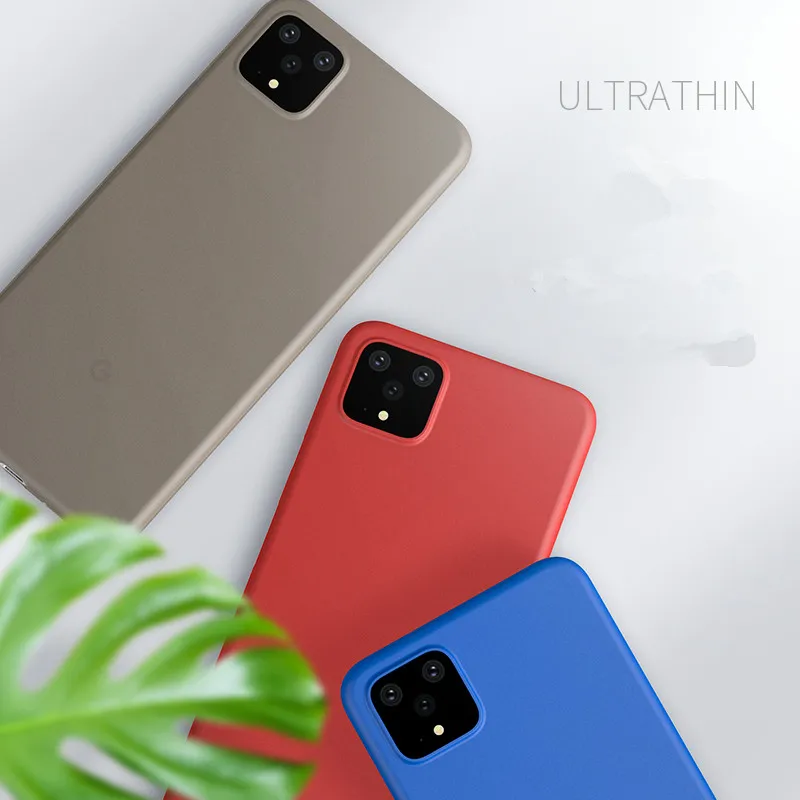 Сверхлегкий чехол накладка для Google Pixel 4 XL Ультратонкий защитный мягкий из