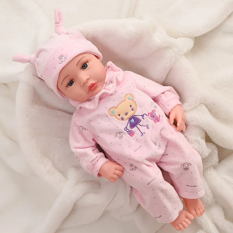 JX-255 45 см ITOUCH функциональные детские куклы, говорящие на папе, маме, смеющиеся плачущие, силиконовые Реборн, Супер реалистичные для малышей, Boneca, подарок игрушки для девочек кукла реборн - Цвет: JX-255