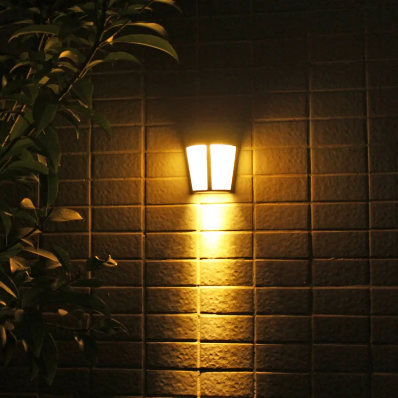 

Wall Lamp & Outdoor Waterproof Solar Powered 6 LED Solar Two Modes LP65 Fence Light Garden Lamp Decoration Night Security Light