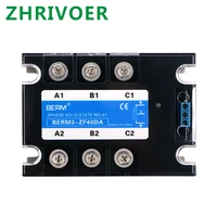 three phase solid state relay ssr motor forward and reverse dc control ac behrm3 zf40da