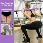 Штанга для пилатеса, Эспандер для йоги, эластичная лента для спортивных тренировок, оборудование для домашнего спортзала и фитнеса