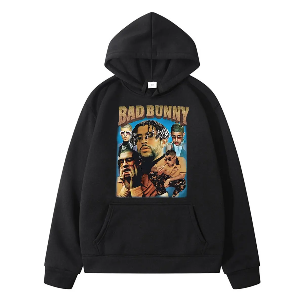 

New Style Bad Bunny Printed Fashion Couple Hoodies Oversize High Quality Trip Sweatshirt Casual Cotton Clothing Loose Streetwear