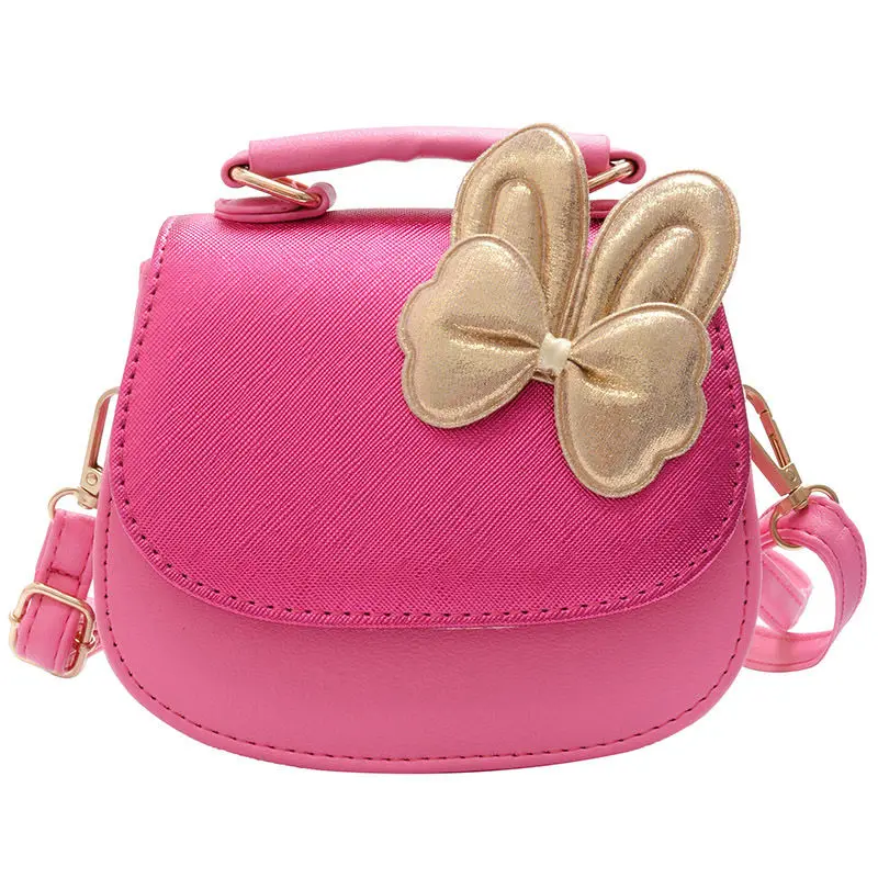 

PU Children Crossbody Bags Toddler Shoulder Bag Fashion Kid Messenger Bag Bowknot Baby Handbag for Girl Cute Princess Coin Purse