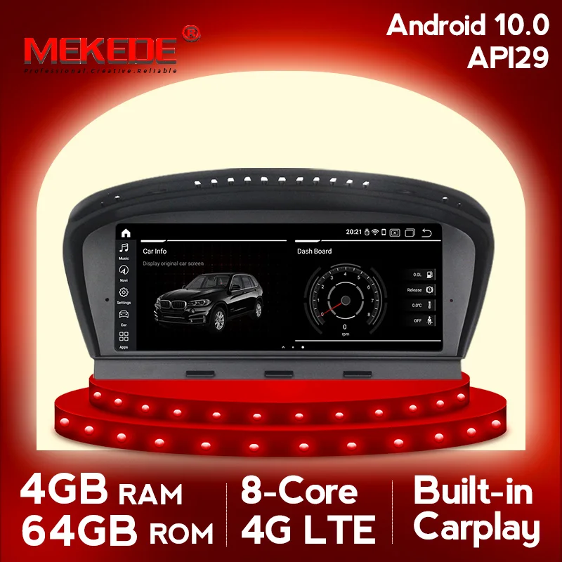 8 ядер android 10 0 4 Гб + 64 ГБ фотоплеер для BMW 5 серии E60 E61 E63 E64 E90 E91 CCC CIC Wi Fi DSP