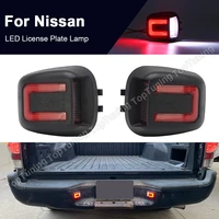 2x car led license number plate light whitered lamp for nissan titan xterra armada frontier for suzuki equator