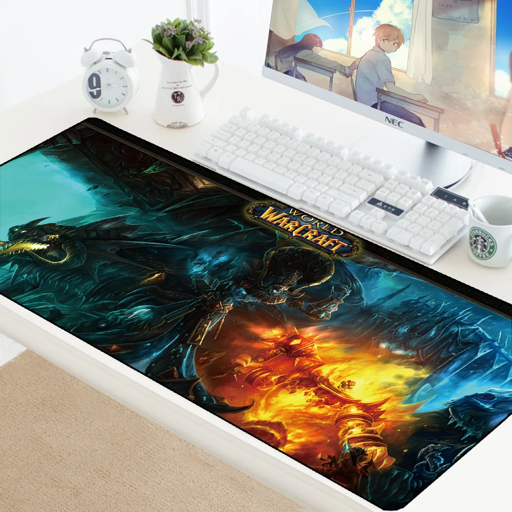 Игровой коврик для мыши 70X30 см для World of Warcraft, коврик для мыши, большой размер XL, коврик для мыши с клавиатурой, для игрового ноутбука, резиновый коврик для компьютера, ПК, скоростной коврик