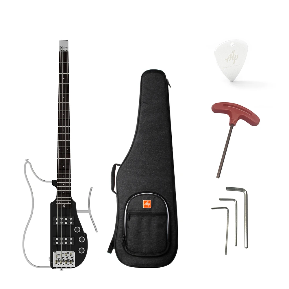 ALP RG 101AX Профессиональный складной Безголовый Путешествия Электрический бас