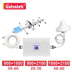 Усилитель усиления 70 дБ 3G 4G сигнал 1800 2100 МГц 2G 4G повторитель 900 1800 GSM DCS сотовый усилитель 3G UMTS Yagi антенна комплект KW23C dj