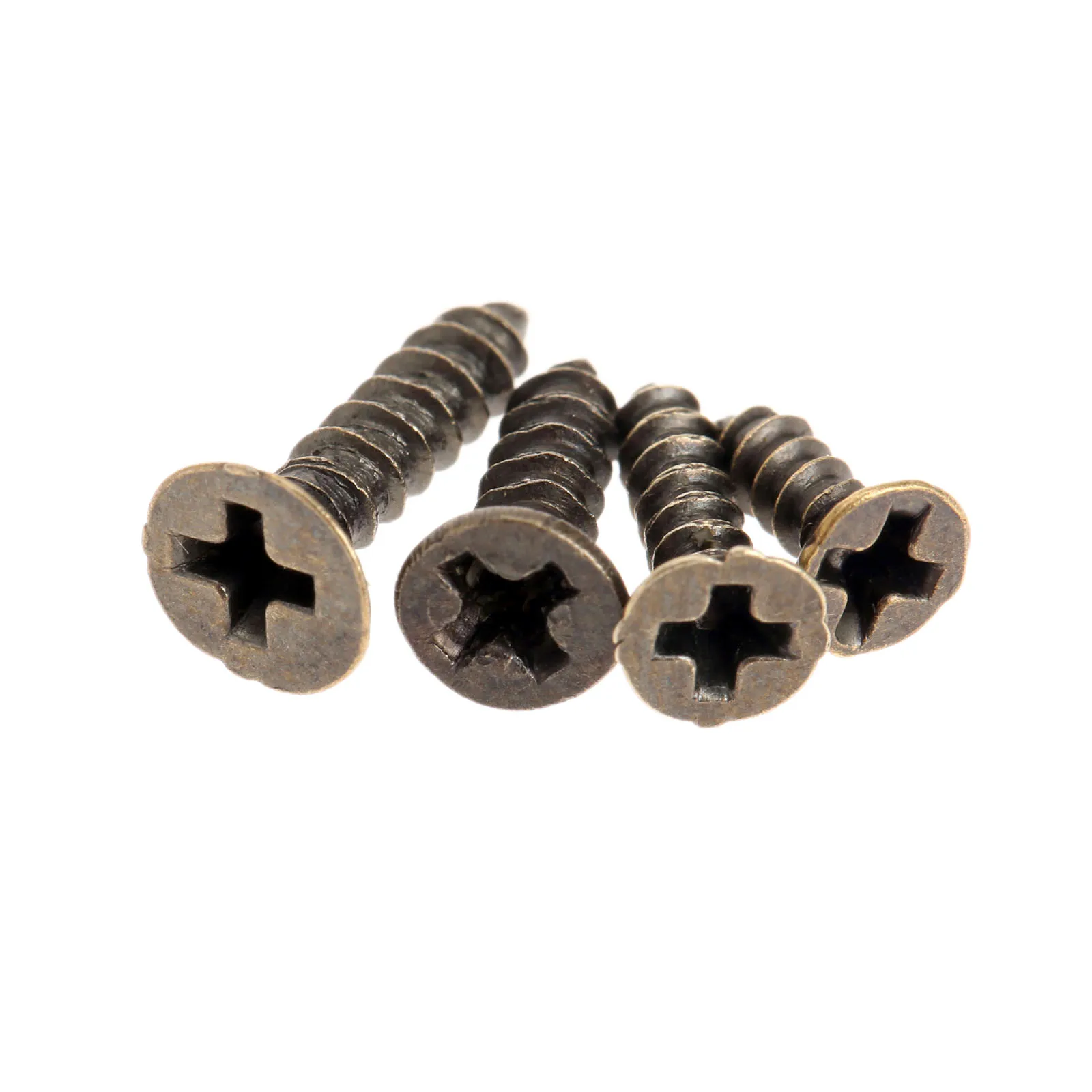 

200 шт. M2x6mm/M2x8mm/M2.5x8mm/M2.5x10mm Phillips головка самонарезающие винты крепежные детали античная бронза аппаратных аксессуары для ванной комнаты