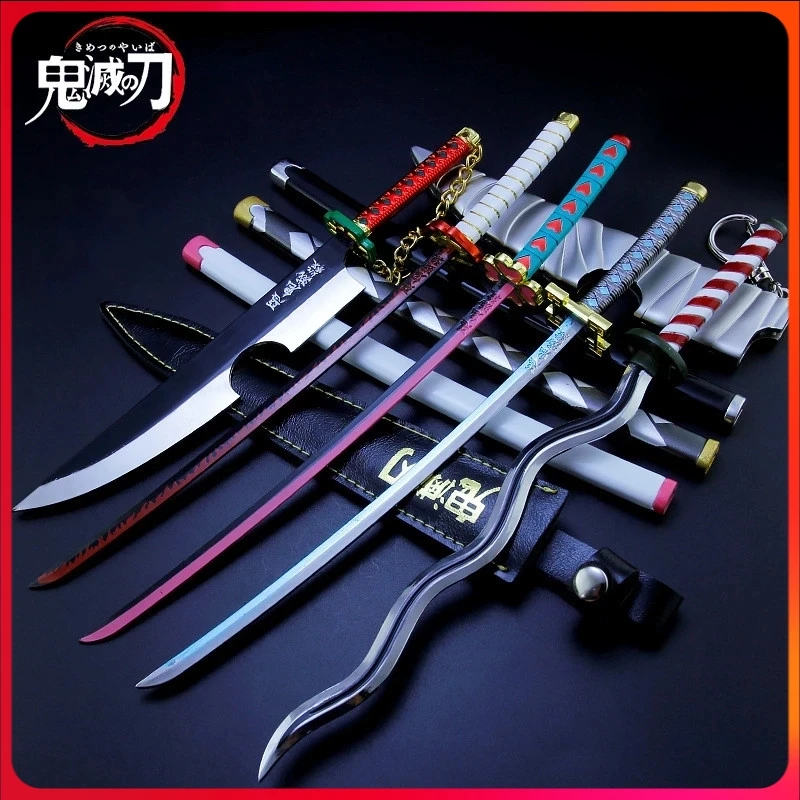 Нож из цинкового сплава для рассекания демонов металлическая Катана с