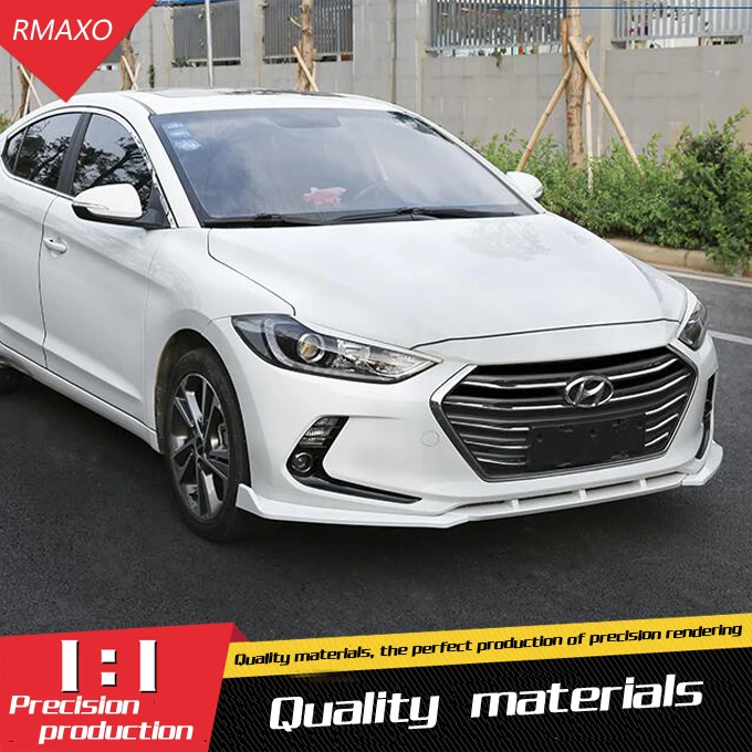 Для Hyundai Elantra Body kit спойлер 2016 2018 DC ABS задний передний бампер диффузор защитные